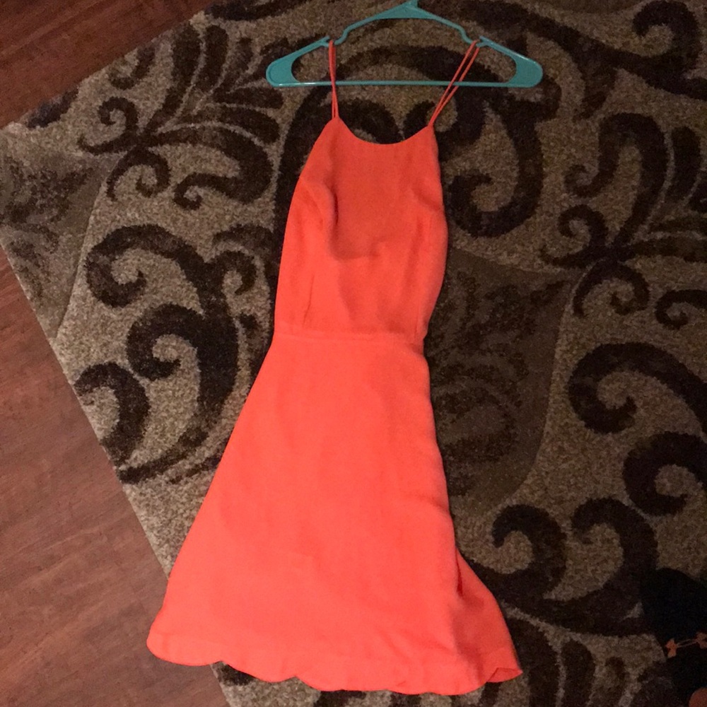 Orange dress